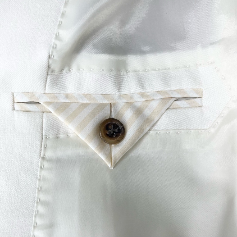 J. Crew Women's Cotton Cream Blazer Business Casual - Picture 5 of 9